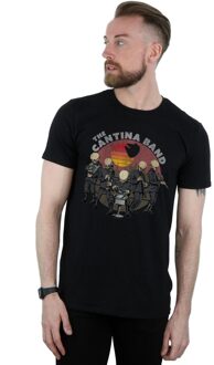 Star Wars Heren Cantina Band T-Shirt (Zwart) - L