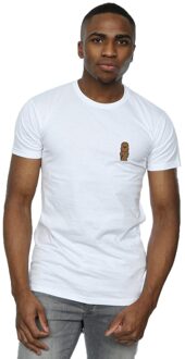 Star Wars Heren Chewbacca Chest Print T-Shirt (Wit) - M