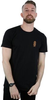 Star Wars Heren Chewbacca Chest Print T-Shirt (Zwart) - 2XL