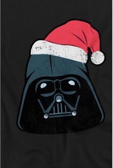 Star Wars Heren Darth Vader Kerstman T-Shirt (Zwart) - L