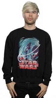Star Wars Heren Hoth Swirl Sweatshirt (Zwart) - 2XL