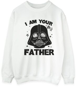 Star Wars Heren I Am Your Father Sweatshirt (Wit) - maat 2XL