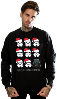 Star Wars Heren Kerstmis Humbug Sweatshirt (Zwart) - maat