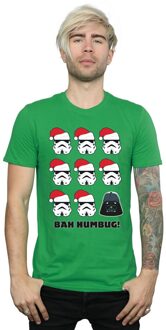 Star Wars Heren Kerstmis Humbug T-Shirt (Iers Groen) - XL