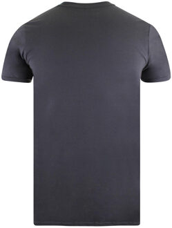 Star Wars Heren May The Force Be With You T-shirt (Houtskool/Geel) - XL