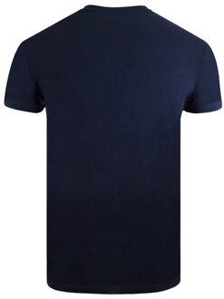 Star Wars Heren R2-D2 T-shirt (Marine / Wit) - maat Navy