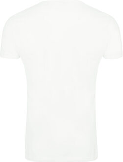 Star Wars Heren Retro Logo Katoenen T-shirt (Wit) - maat