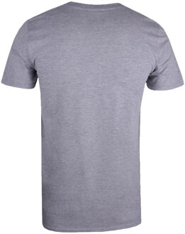 Star Wars Heren T-shirt It´s A Trap (Sport Grijs/Paars/Bruin) Lichtgrijs