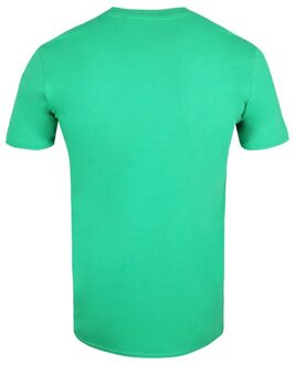 Star Wars Heren Trein Je Moet Yoda T-shirt (Groen/zwart) - maat M