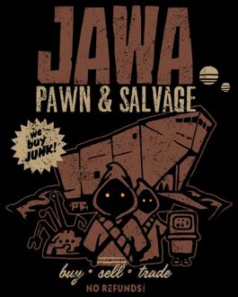 Star Wars Jawa Pawn And Salvage Unisex T-Shirt - Black - 4XL Zwart