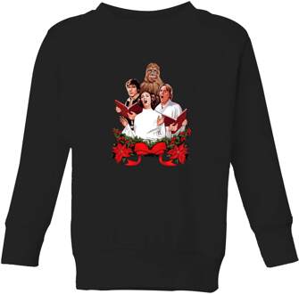 Star Wars Jedi Carols Kids' Christmas Jumper - Black - 110/116 (5-6 jaar) Zwart - S