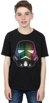 Star Wars Jongens Stormtrooper Verticaal Licht T-shirt (Zwart) - maat 9-11J / 128cm-146cm