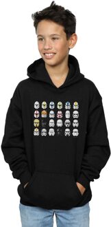 Star Wars Jongens Trooper Helmen Hoodie (Zwart) - 7-8J / 122-128cm