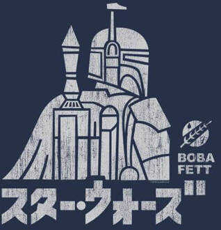 Star Wars Kana Boba Fett dames t-shirt - Navy - L Blauw