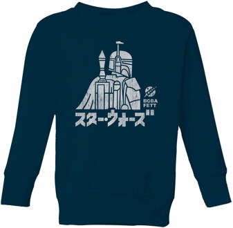 Star Wars Kana Boba Fett Kids' Sweatshirt - Navy - 134/140 (9-10 jaar) - Navy blauw - L