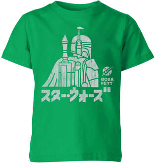Star Wars Kana Boba Fett Kids' T-Shirt - Green - 110/116 (5-6 jaar) - Groen - S