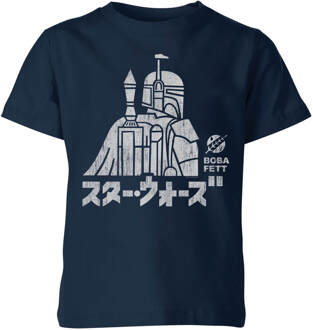 Star Wars Kana Boba Fett kinder t-shirt - Navy - 122/128 (7-8 jaar) - M