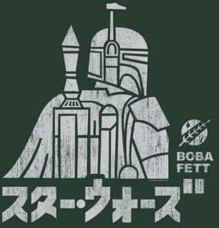 Star Wars Kana Boba Fett Men's T-Shirt - Green - XS - Groen