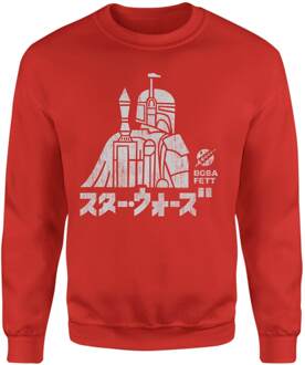 Star Wars Kana Boba Fett Sweatshirt - Red - L - Rood