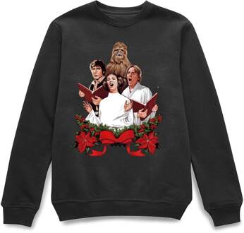Star Wars Kerstliederen Kersttrui - Zwart - XL