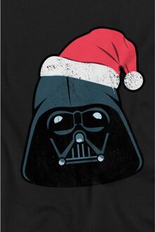 Star Wars Kinderen Darth Vader Kerstman T-Shirt (Zwart) - 3-4J / 98-104cm