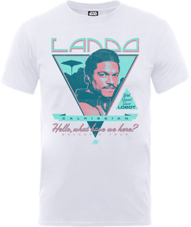 Star Wars Lando Rock Poster T-shirt - Wit - L