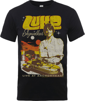 Star Wars Luke Skywalker Rock Poster T-shirt - Zwart - XL