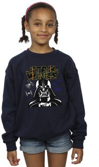 Star Wars Meisjes Darth Vader Comp Logo Sweatshirt (Marineblauw) Navy - 12-13J / 152-158cm
