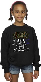 Star Wars Meisjes Darth Vader Comp Logo Sweatshirt (Zwart) - 12-13J / 152-158cm