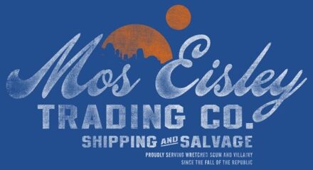 Star Wars Mos Eisley Trading Co Unisex T-Shirt - Blue - M Blauw