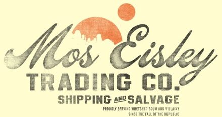 Star Wars Mos Eisley Trading Co Unisex T-Shirt - Cream - XL Crème