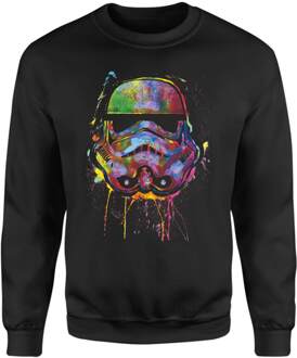 Star Wars Paint Splat Stormtrooper Sweatshirt - Black - M - Zwart
