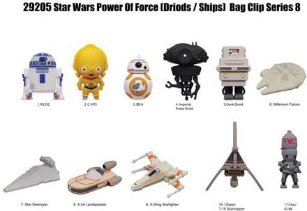 Star Wars PVC Bag Clips Series 8 Power Of Force Display (24)