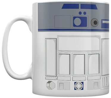Star Wars R2-D2 mok (Wit/blauw/grijs) Blauw en Grijs Multi