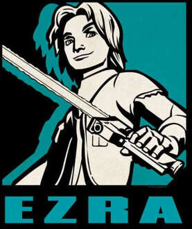 Star Wars Rebels Ezra Men's T-Shirt - Black - L Zwart