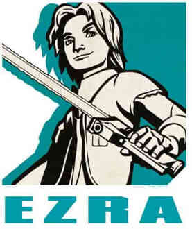 Star Wars Rebels Ezra Men's T-Shirt - White - L - Wit