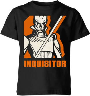 Star Wars Rebels Inquisitor Kids' T-Shirt - Black - 122/128 (7-8 jaar) - Zwart - M