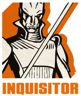 Star Wars Rebels Inquisitor Men's T-Shirt - White - L Wit
