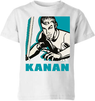Star Wars Rebels Kanan Kids' T-Shirt - White - 98/104 (3-4 jaar) - Wit - XS
