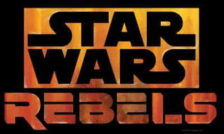 Star Wars Rebels Logo Men's T-Shirt - Black - M Zwart