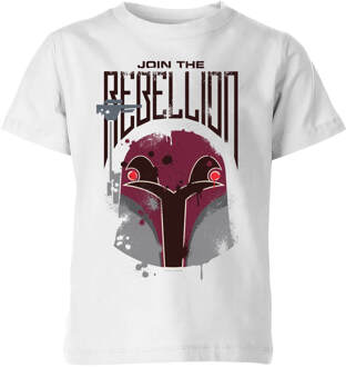Star Wars Rebels Rebellion Kids' T-Shirt - White - 110/116 (5-6 jaar) Wit - S