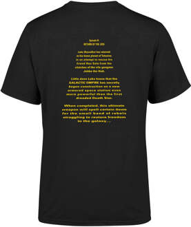 Star Wars Return Of The Jedi Unisex T-Shirt - Black - XL - Zwart