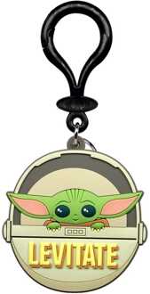 Star Wars Soft Touch PVC Bag Clip Baby Yoda Levitate