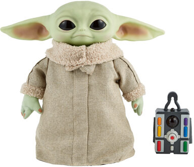 Star Wars speelfiguur Yoda junior 28 cm pluche groen 3-delig