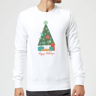 Star Wars Star Wars Christmas Tree Christmas Jumper - White - XL - Wit