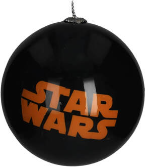 Star Wars Star Wars: Orange Logo Christmas Ball Zwart