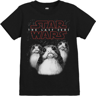 Star Wars Star Wars: The Last Jedi Porgs Kinder T-shirt - Zwart - 3 - 4 Years