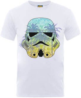Star Wars Stormtrooper Hawaii T-shirt - Wit - L