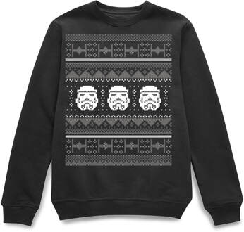 Star Wars Stormtroopers Kersttrui - Zwart - M