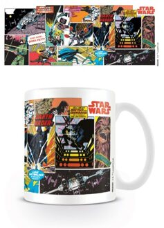 Star Wars Strip Paneel Mok (Veelkleurig) Groen